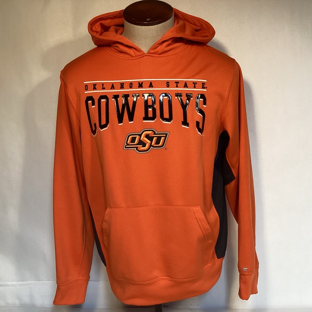 OSU Cowboys Men’s Orange Pullover Hoodie By Colosseum Cowboys size medium